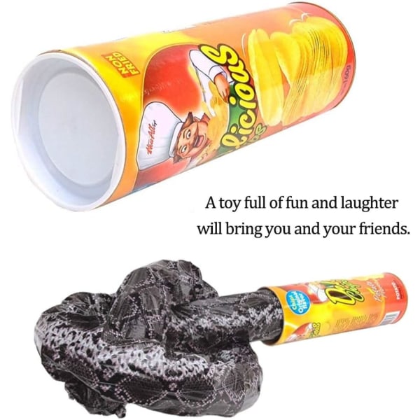 Prank Toys Potatischips Orm Lurig Leksak Rolig Skämt Hopp Pop Out