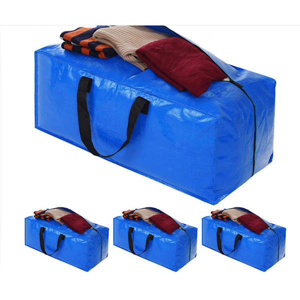 2-pack extra stora förvaringsväskor med ryggsäcksremmar, flytt, transport