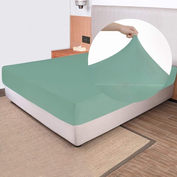 Mjuk stretch queen-size lakan endast - Jersey stickad & mysig T-shirt