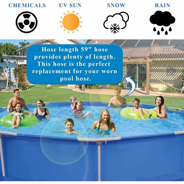 Intex pool slangadapter ersättningsslang för pool