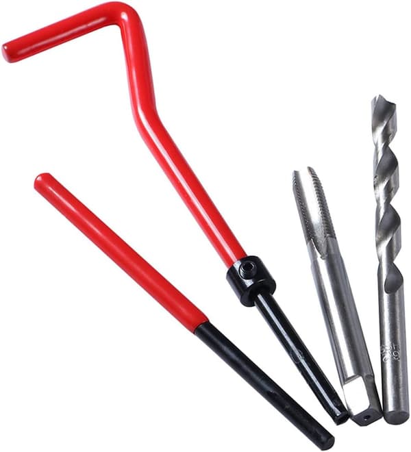 30 stk. M6 x 1,0 mm gevindreparationskit i rustfrit stål