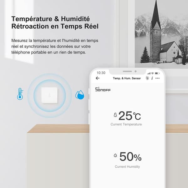 Mini ZigBee lämpötila- ja kosteusanturi, SONOFF ZigBee Bridge