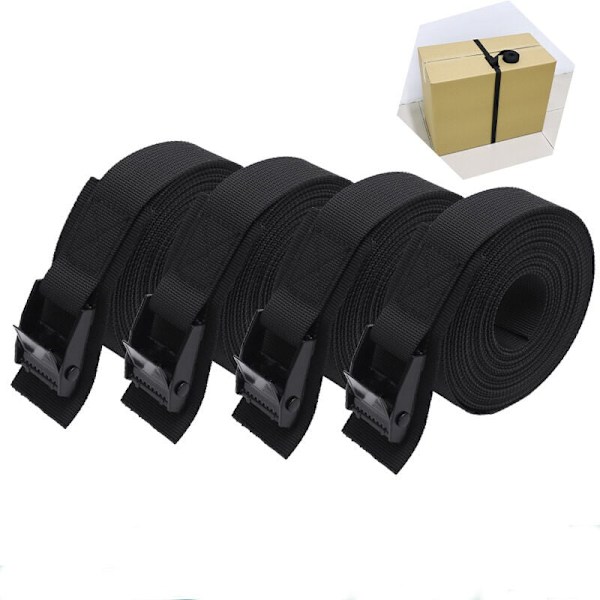 4 stk, korte bukseseler, polstret, 25cm, 1m, strammespenne,