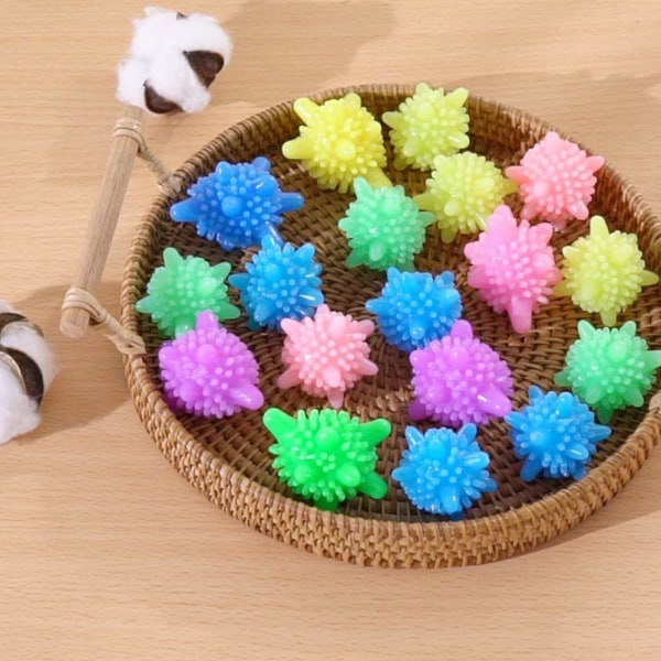 12 stk 6cm vaskeball vaskemaskin ball klesvask ball plast