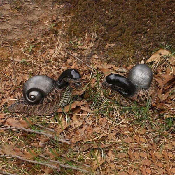 Aliens Snegl Statue Figur Statuer Model, Rød