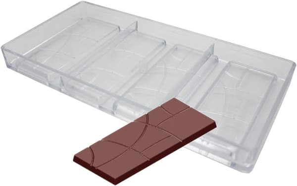Polykarbonat chokladform för chokladkakor