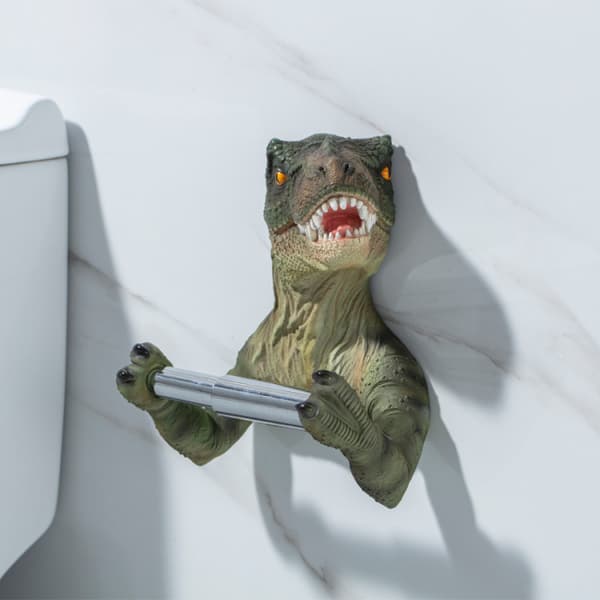 Toiletpapirholder Dinosaur Gratis perforeret tissueholder, Toile
