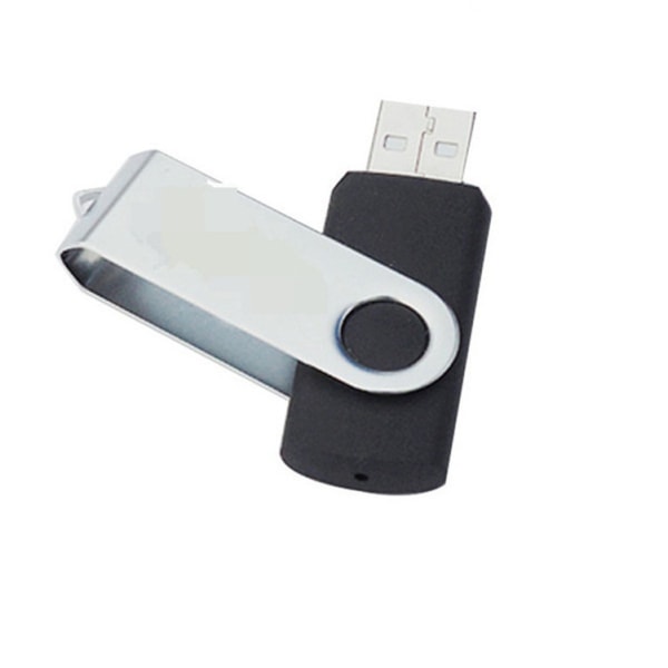 32 Gt USB muistitikku Kääntyvä Bulk Thumb Drives -asema, musta 32 Gt