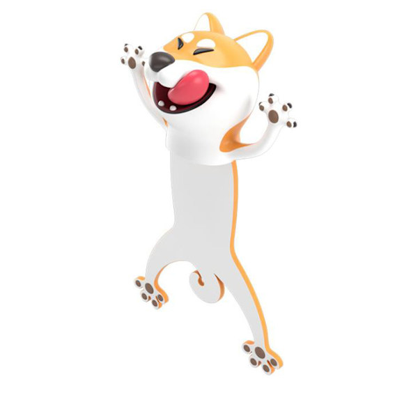 3D kolmiulotteinen eläin luova kirjanmerkki Shiba Inu 2kpl