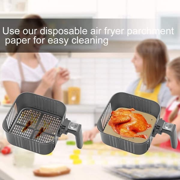 Runda bakplåtspapper 12,6 tum Dutch Oven Liners Engångs Wh