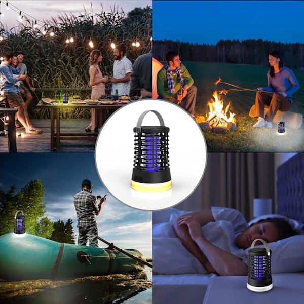 Indendørs udendørs myggemorderlampe, myggemorderlampe UV Elec