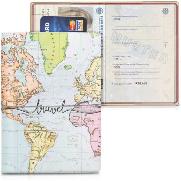 Resepasshållare - Case med elastisk stängning - Passport