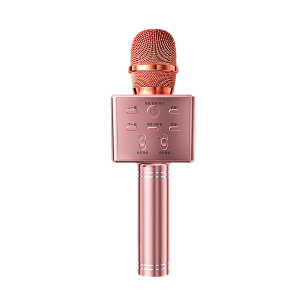 Trådlös Bluetooth Karaoke Mikrofon, 3 i 1 Bärbar Handhållen Ka