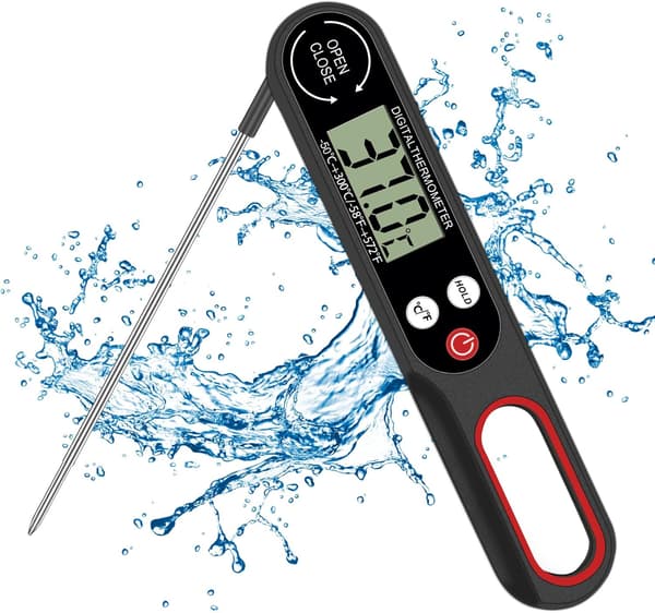 Kjøtttermometer Sonde Digitalt Matttermometer BBQ Kjøkken Matlaging