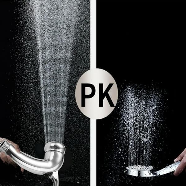 1/2\" Højtryksbruserhoved med kromtrigger med tænd/sluk-knap
