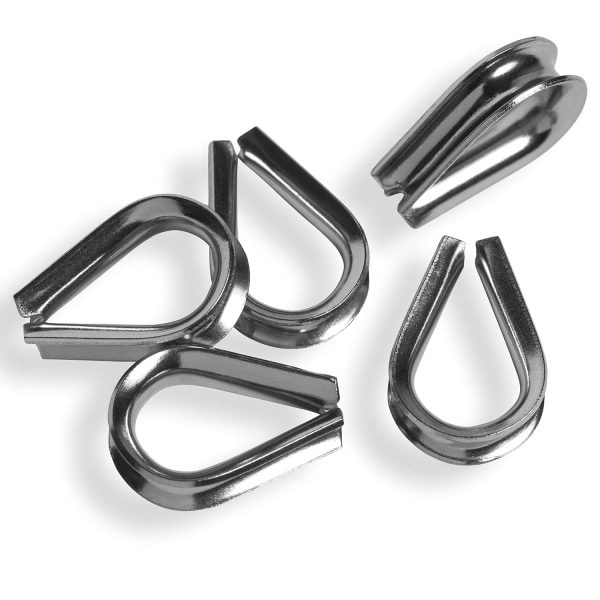 Kabelhylser A4 AISI316 Rustfritt Stål, 2mm [10 Stück], 10