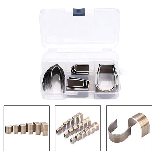 18pcs Alloy Steel Universal Leather Craft Hole Punching Cutter Ho