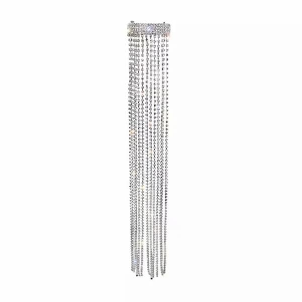Full Rhinestone Hårnåler for Kvinner Lang Duskkrystall Hårtilbehør