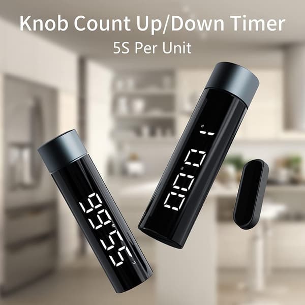 Kjøkken Timer, Magnetisk Digital Kjøkken Nedtellingstimer, HD LCD K