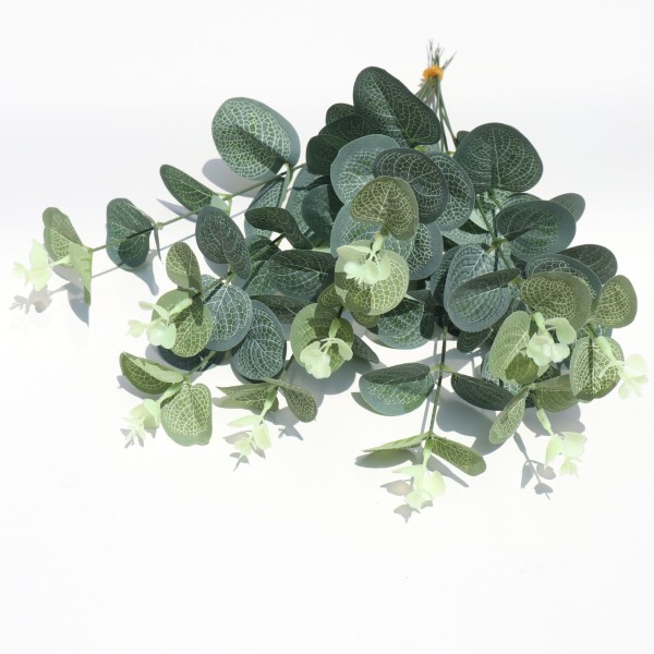 10Pcs Artificial Plant Eucalyptus Leaves Bouquets, Artificial Euc