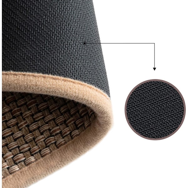 Jute, pellava ja pestävä keittiön etuosa liukumaton kumialta