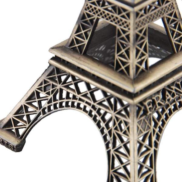 Mini Paris 18cm Eiffeltårnsstatue Model Velegnet til Hjem, Kontor Dekoration Håndværk