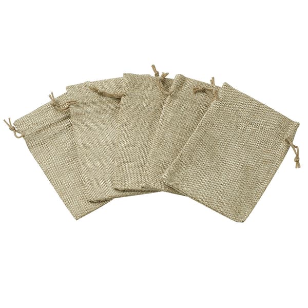 Jutepose, liten stoffpose, linpose 20 stk, jute lerretspose