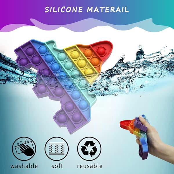 (Fly) Silikon Pop-Boble Sensorisk Fidget Leke, Holdbar M