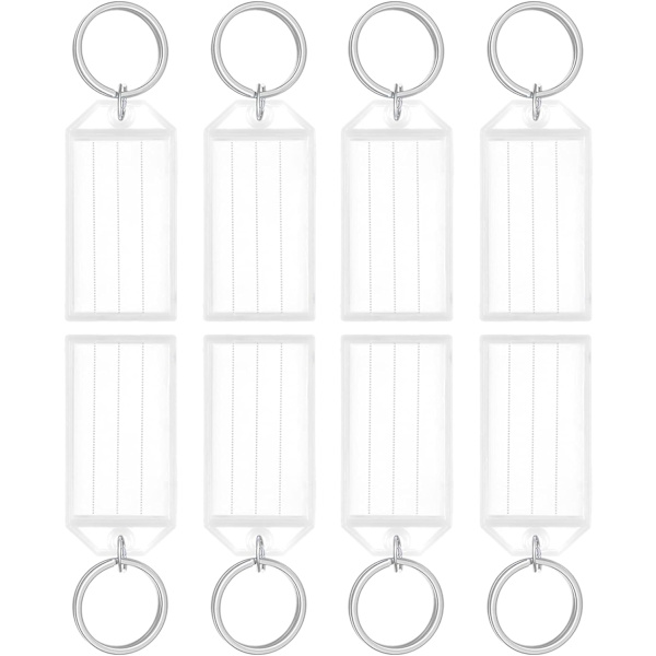 20 kpl 5 cm kestävät muoviset avainmerkit tunnisteilla