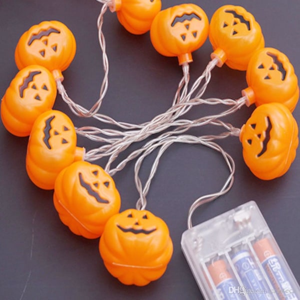 Pumpkin Halloween keijuvalot 3 m 20 LED paristokäyttöinen Halloween valo A