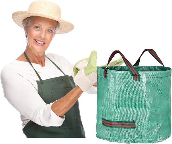 3x 60L repeämättömät puutarhajätesäkit