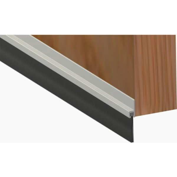 Børsteforsegling 100 cm Aluminiumprofil H Trækstop