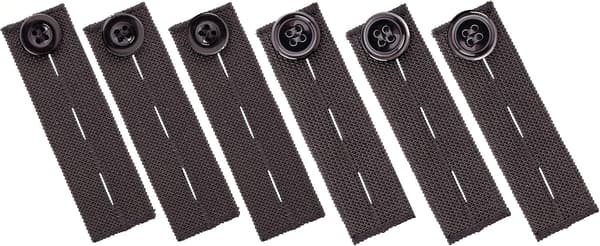 Elastiska midjevidgare (6-pack), justerbara midjevidgare för