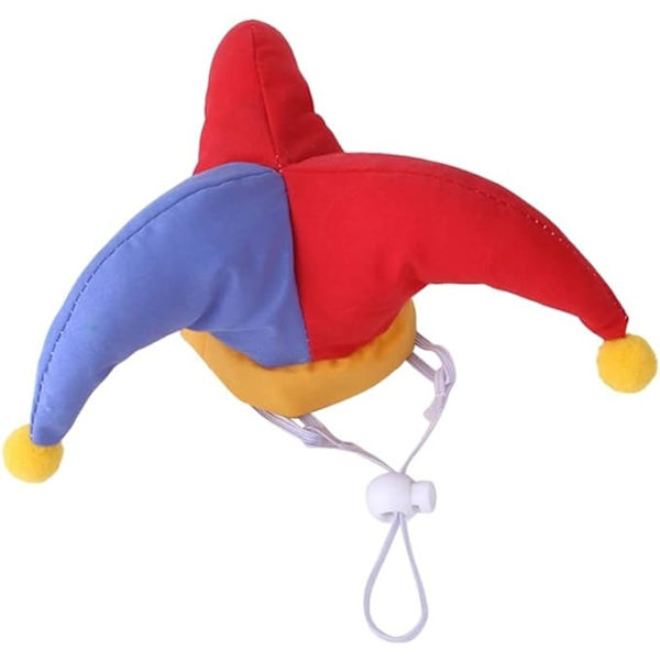 Pet Halloween Kostyme Klovn Joker Kostymer for Hund Katter, Morsom Nei