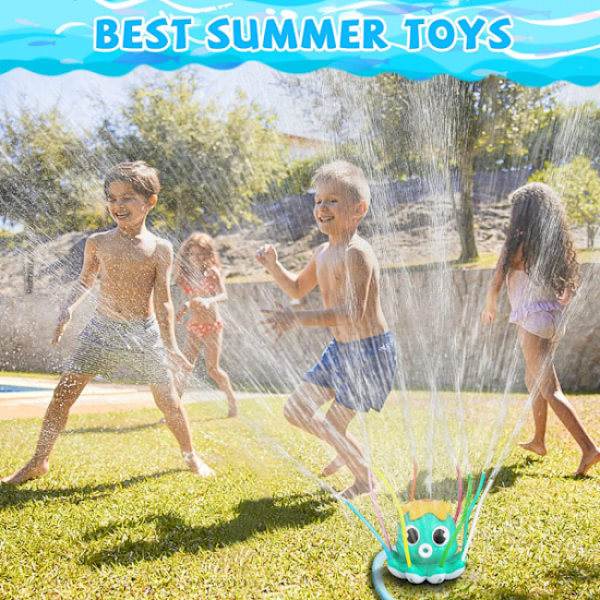Vann sprinkler for barn, hage utendørs bakgård splash vann til
