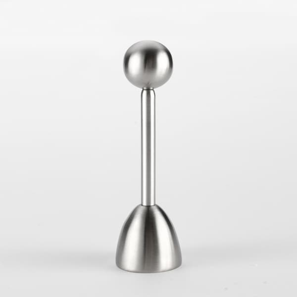 Egg Cutter i rustfritt stål med eggeskjeer og eggkopp,