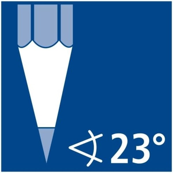 Blyantspisser, metall, med sylindrisk reservoar, for standard blyant 511 001
