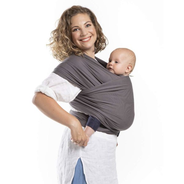 Baby Carrier, Grå - Original Stretchy Infant Sling, Perfekt til