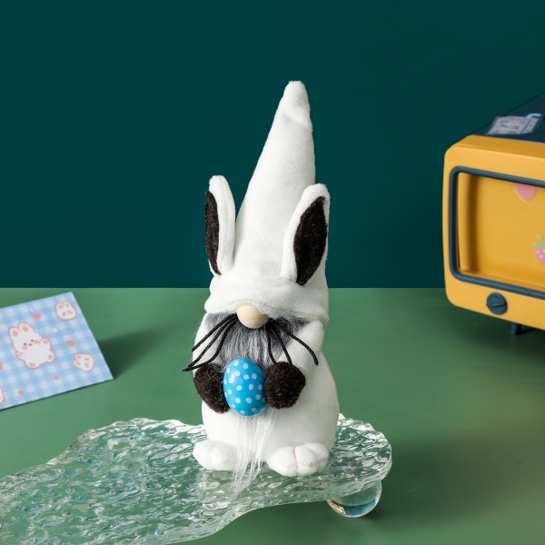 Påsk Gnome Bordsdekoration Tecknad Docka Semester Scen Dekor
