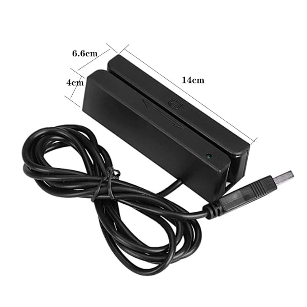 (TM) USB Hi-Co Magnetstribe Mag 3 Spor Programmerbar Kredit Ca