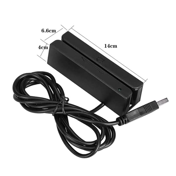 (TM) USB Hi-Co Magnetstripe Mag 3 Spor Programmerbar Kreditt Ca