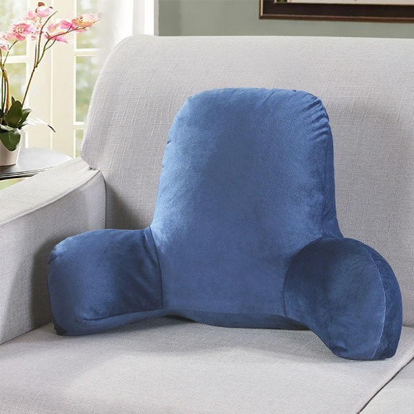 Sängskontor Bil Rest Recliner Kudde - Polyesterfylld Faux Cordu