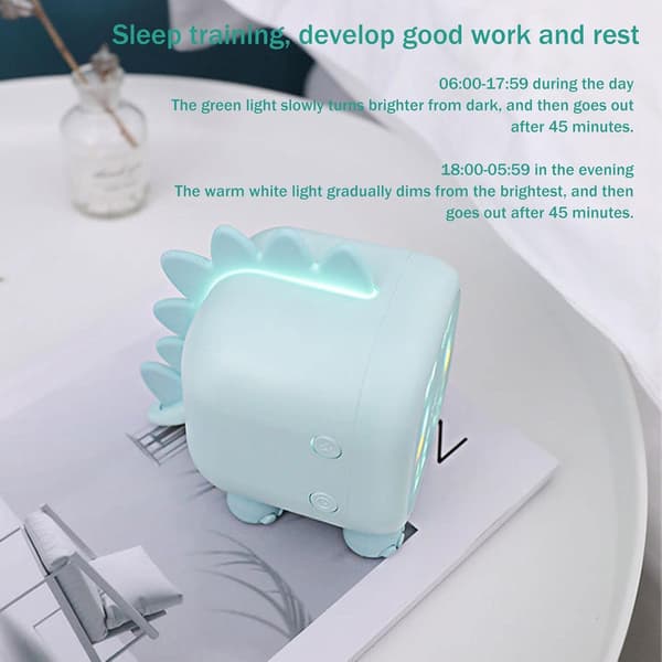 Barnväckarklocka Dinosaur digital väckarklocka med snooze M