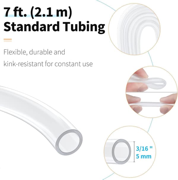 6,5 fot akvarium standard luftpump tillbehör, 2 luftutsläpp