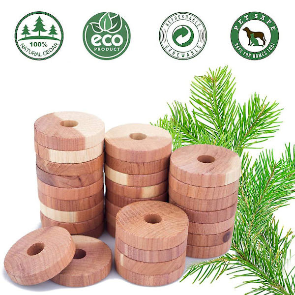 10 Pakke Aromatiske Cedarblokker For Klær Oppbevaring, Naturlig Cedar