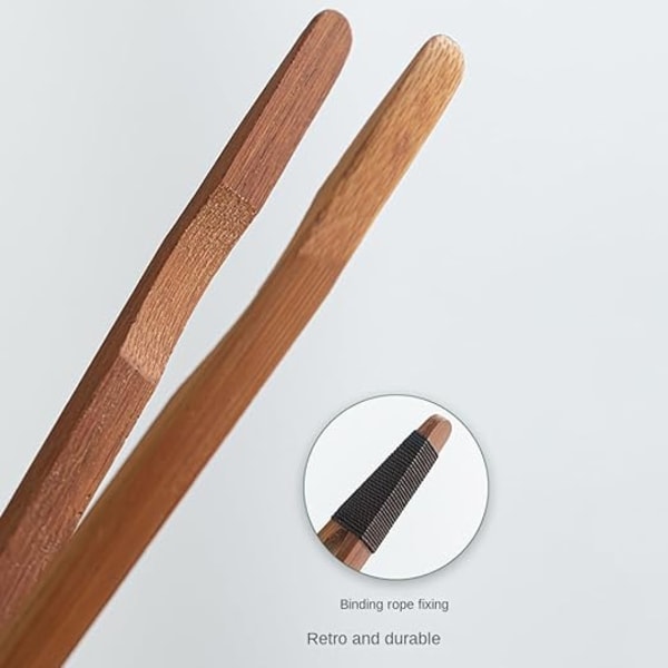 4 st bambu teskedar handgjorda kaffeverktyg teservis set V