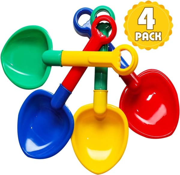 10'' Sandspader, Multi-Color Sand Scoop Plastspader, Strandspader