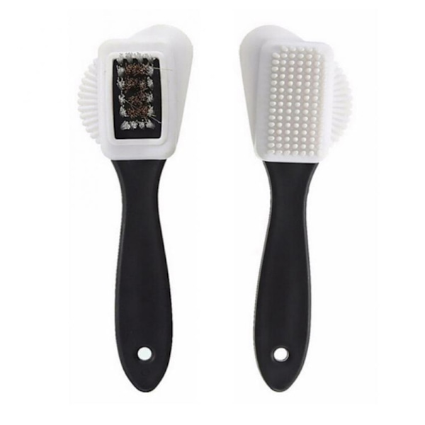 Mocka & Nubuck 4-vägs läderborste rengöring, 2-pack, 15,5*4,5*2,8cm