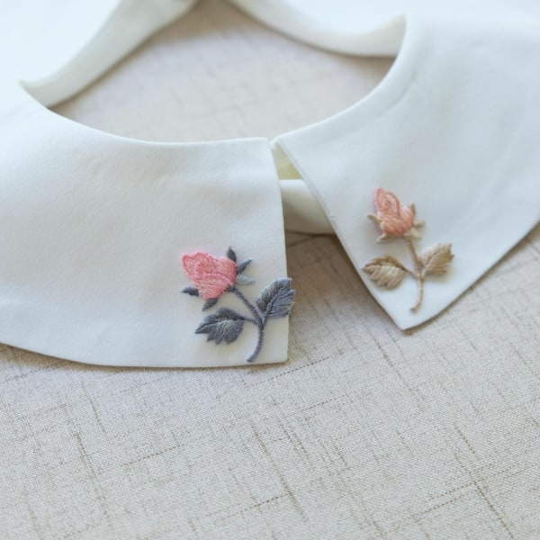 60 st broderade strykjärnsmärken DIY-tillbehör, slumpmässig sortering