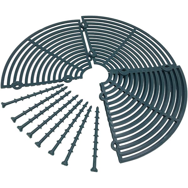 Plantebeskyttelsespotte, Brun, 52 cm Diameter, Grønn